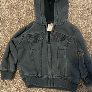 12 months baby Black Levi's Jacket zip up